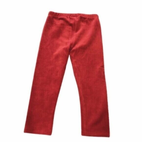 NWT First Impressions Baby Girl Red Velour Leggings 2T - Picture 2 of 4